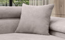 Coussins décoratifs carrés Loom 40x40 en Côtelé