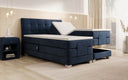Lit boxspring Amara Velours à réglage électrique