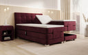 Lit boxspring Amara Velours à réglage électrique