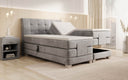Lit boxspring Amara Velours à réglage électrique