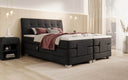 Lit boxspring Amara Velours à réglage électrique