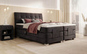 Lit boxspring Amara Velours à réglage électrique