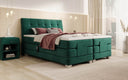 Lit boxspring Amara Velours à réglage électrique