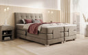 Lit boxspring Amara Velours à réglage électrique
