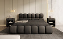 Designer Polsterbett Boston Stoff mit Stauraum