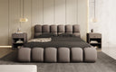 Designer Polsterbett Boston Stoff mit Stauraum