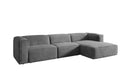 Designer Ecksofa Comfy in Samt