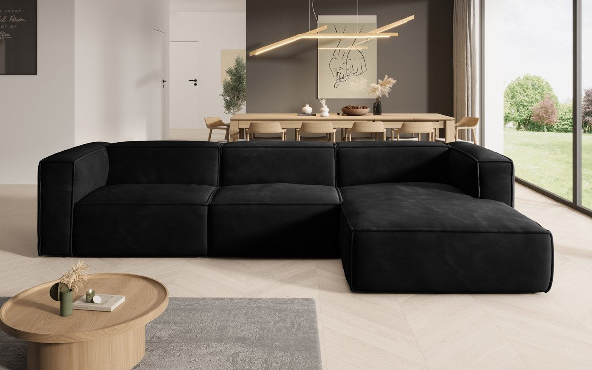 Canapé Designer Comfy L en Velours