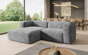 Canapé d’angle design Comfy Mini en Côtelé