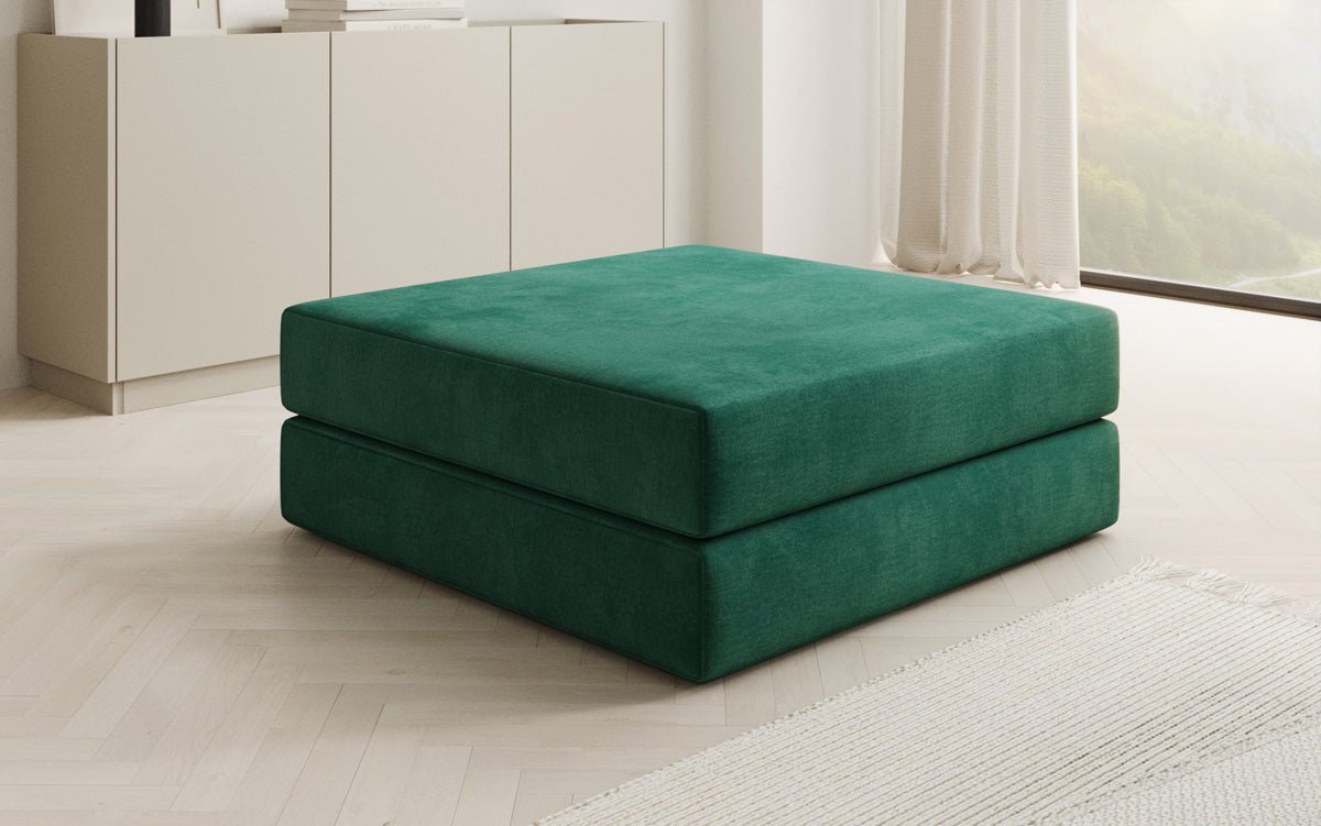 Beistellhocker Lazy en Velours