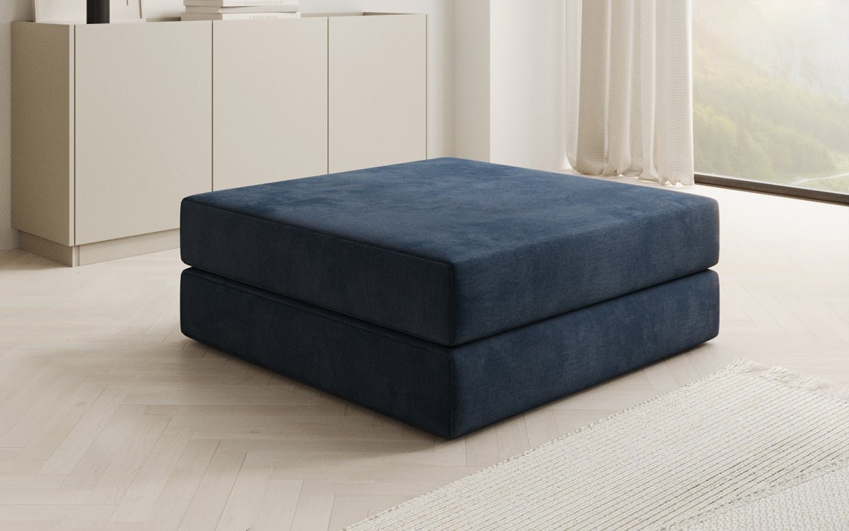 Beistellhocker Lazy en Velours