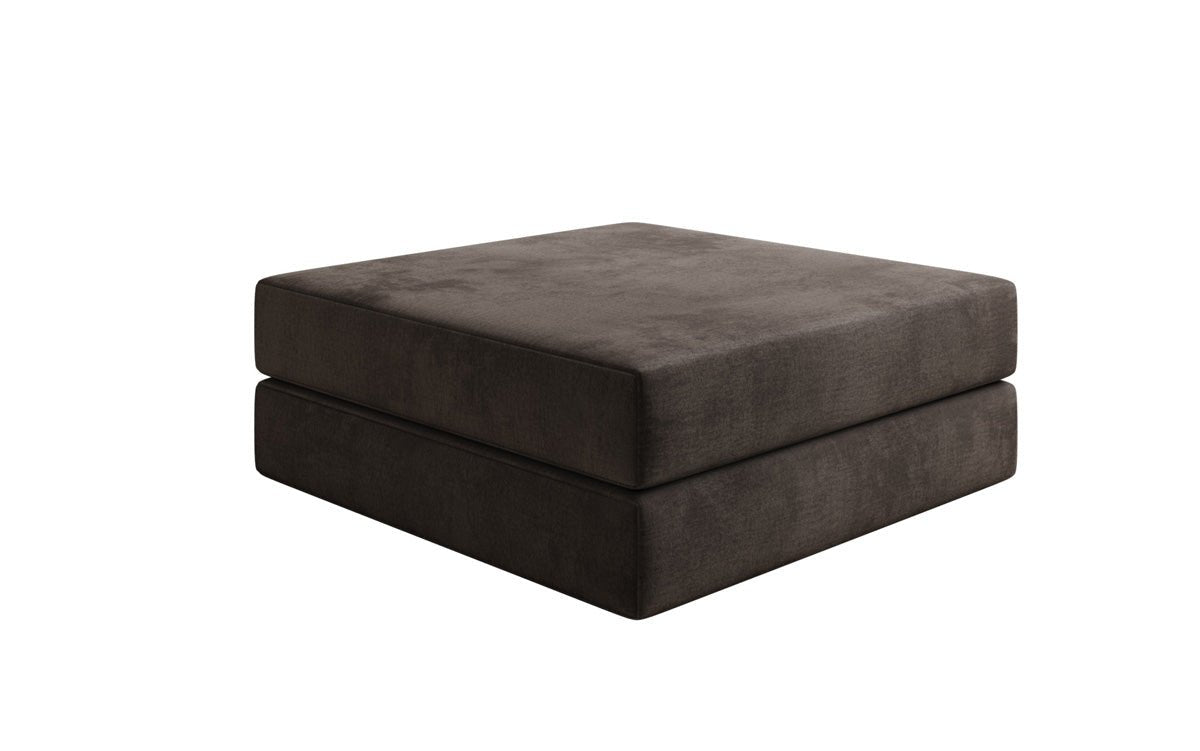Beistellhocker Lazy en Velours
