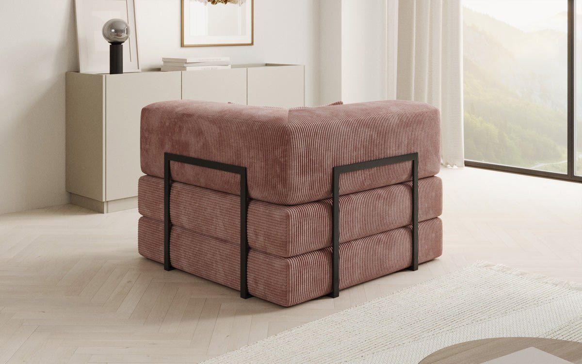 Sofa-Sessel Lazy en corduroy pour designer