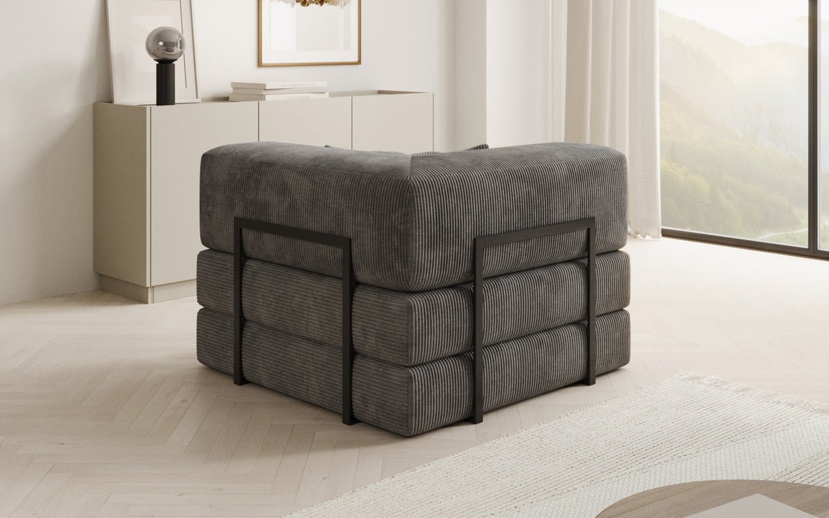 Sofa-Sessel Lazy en corduroy pour designer