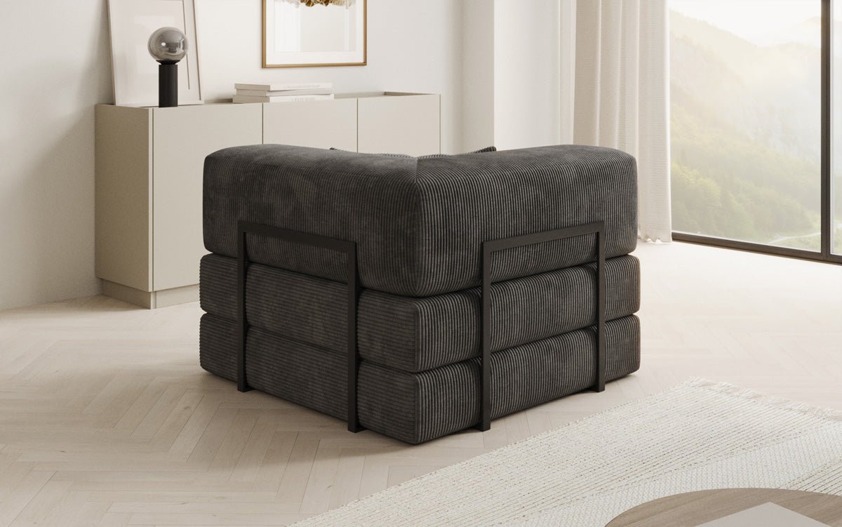 Sofa-Sessel Lazy en corduroy pour designer