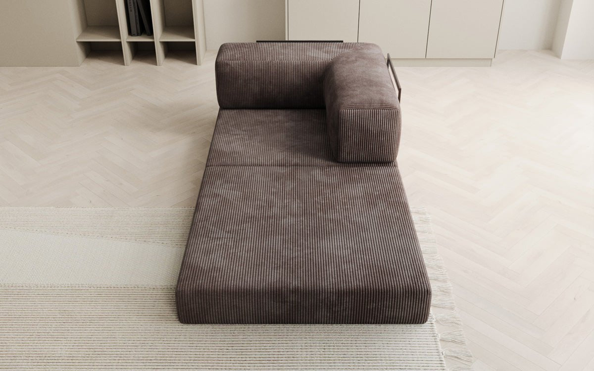 Sofa-Sessel Lazy en corduroy pour designer
