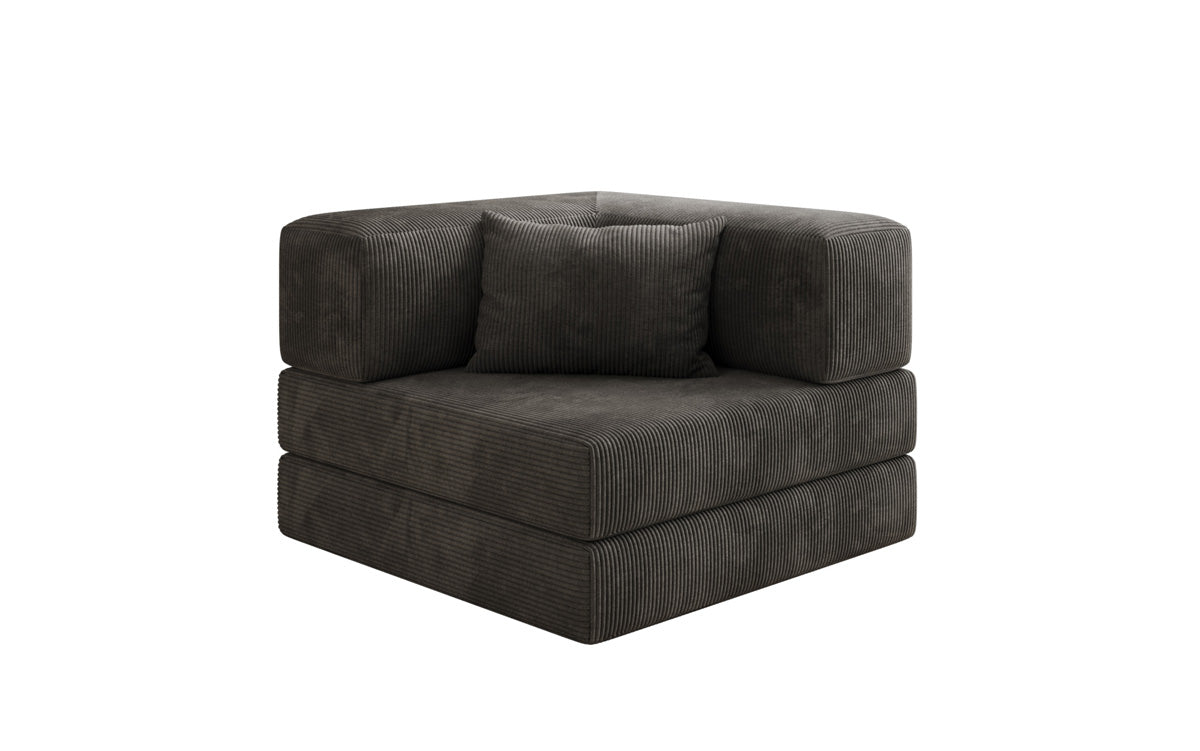 Sofa-Sessel Lazy en corduroy pour designer