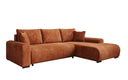 Designer Ecksofa Hanna mit Schlaffunktion und Stauraum