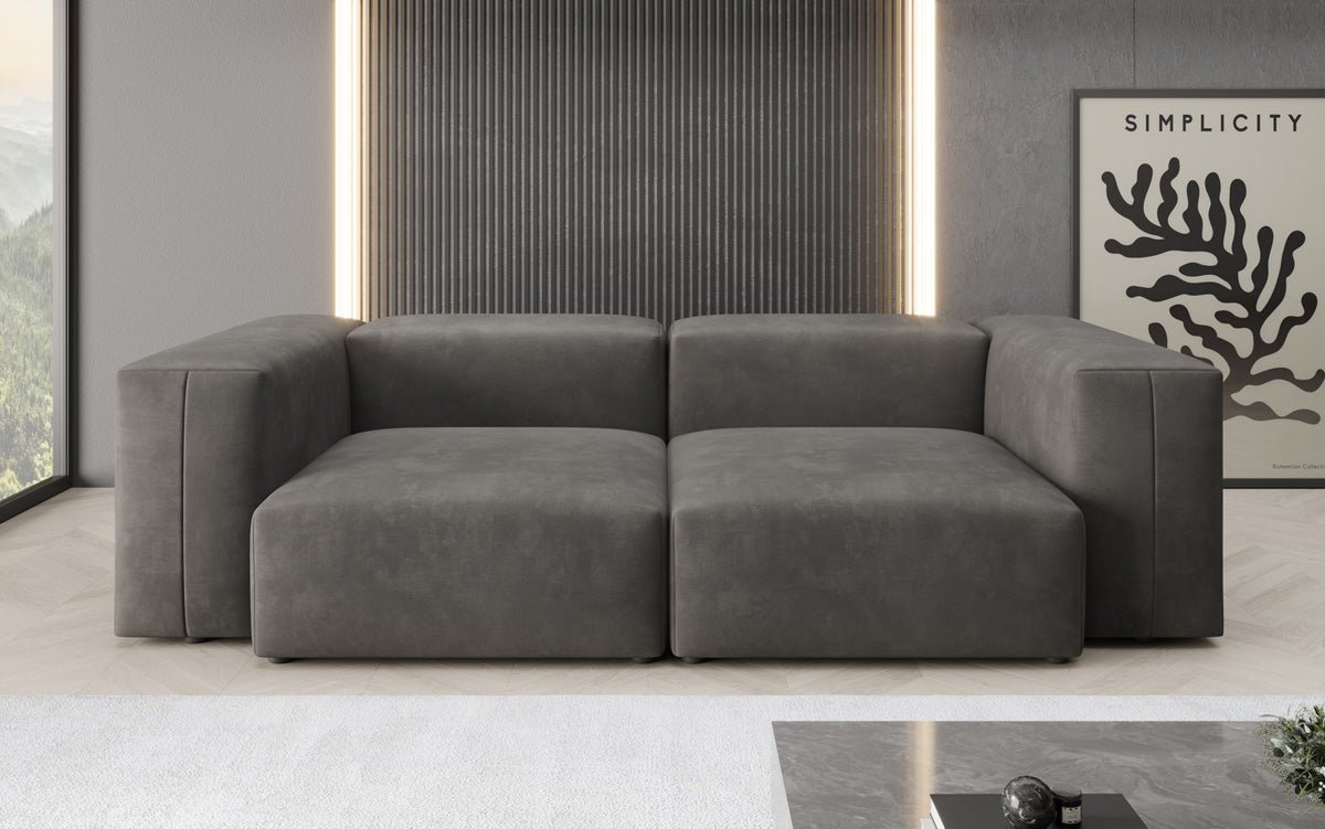 Canapé 2 places Snug en Velours