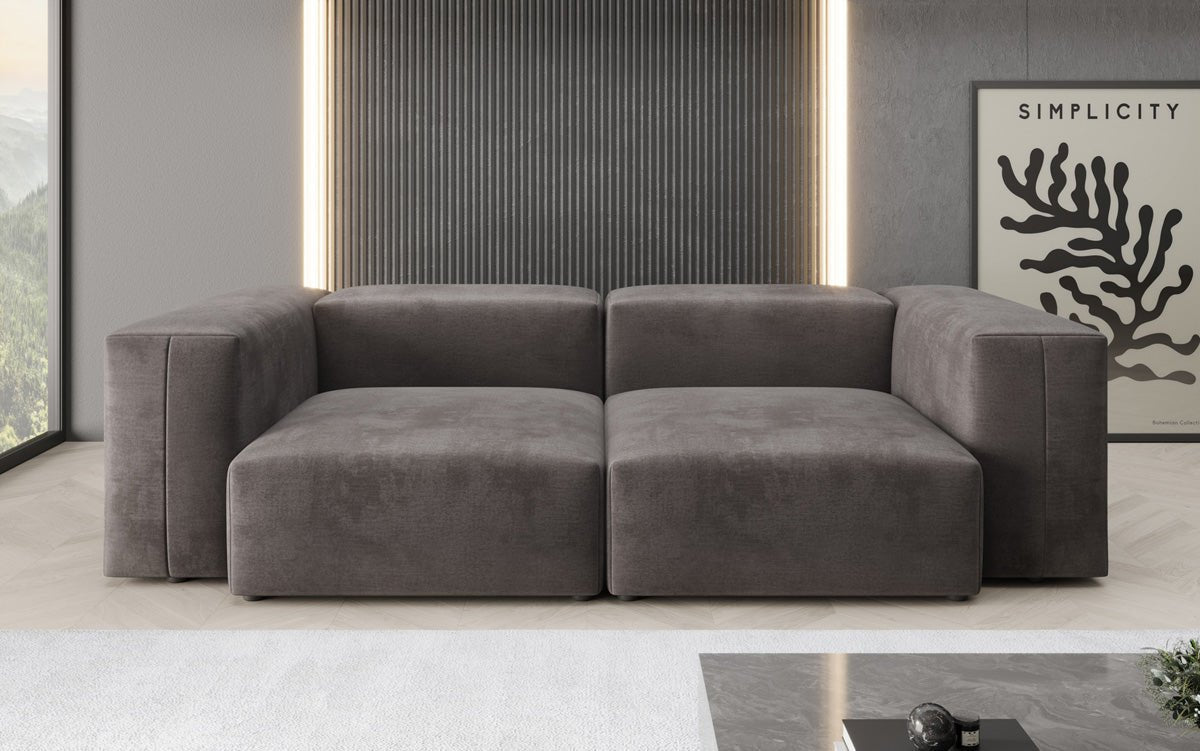 Canapé 2 places Snug en Velours