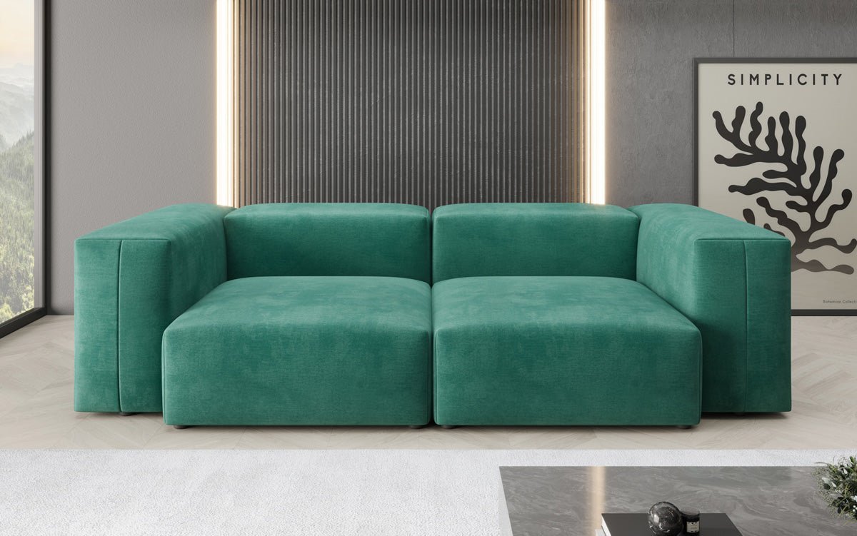 Canapé 2 places Snug en Velours