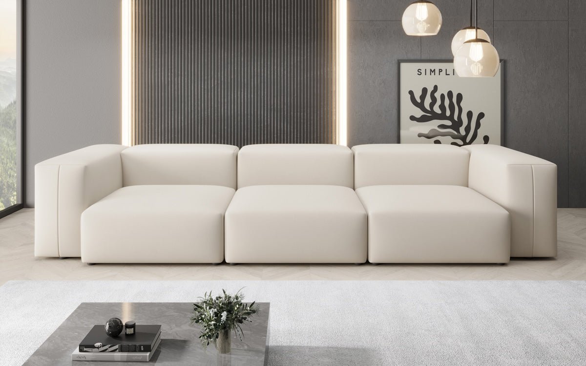 Canapé design 3 places Snug en Tissu