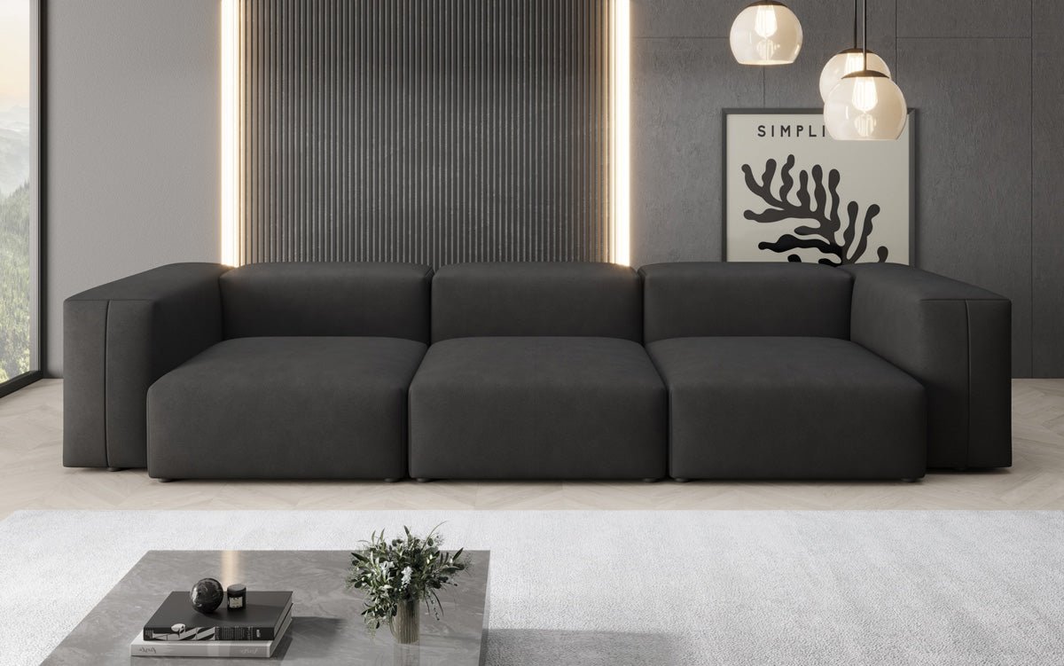Canapé design 3 places Snug en Tissu
