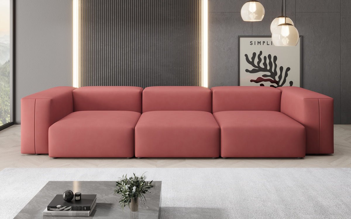 Canapé design 3 places Snug en Tissu
