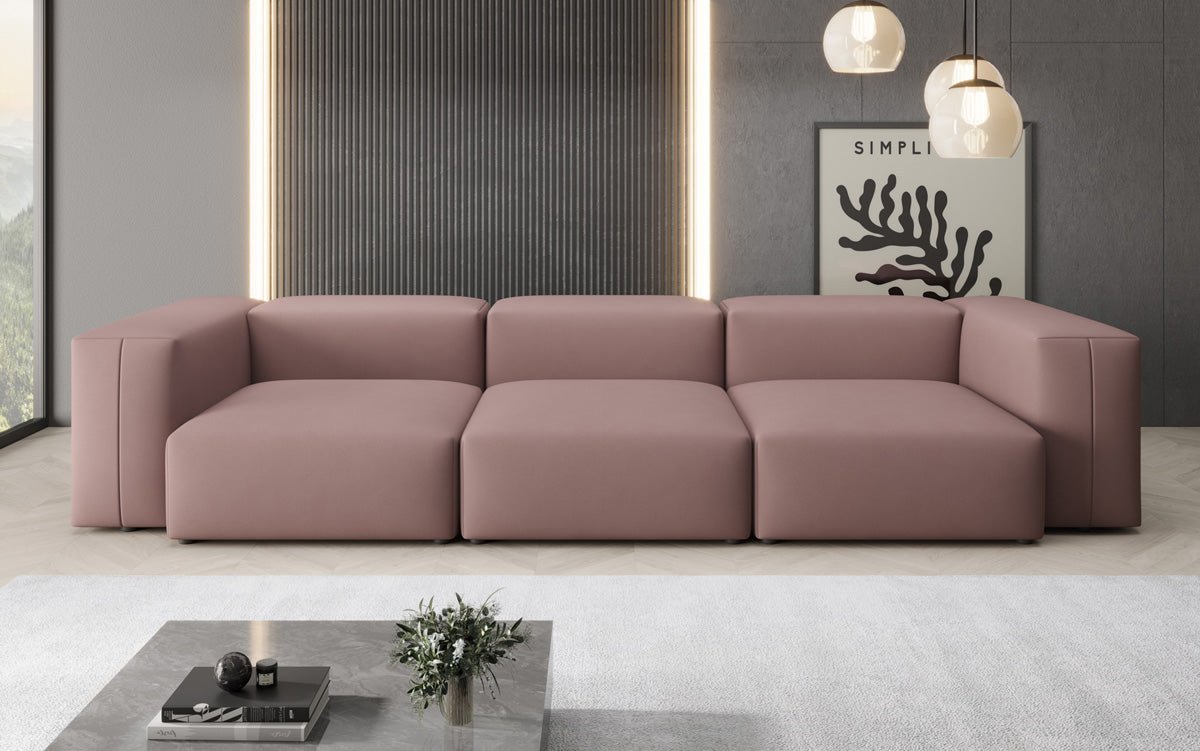 Canapé design 3 places Snug en Tissu
