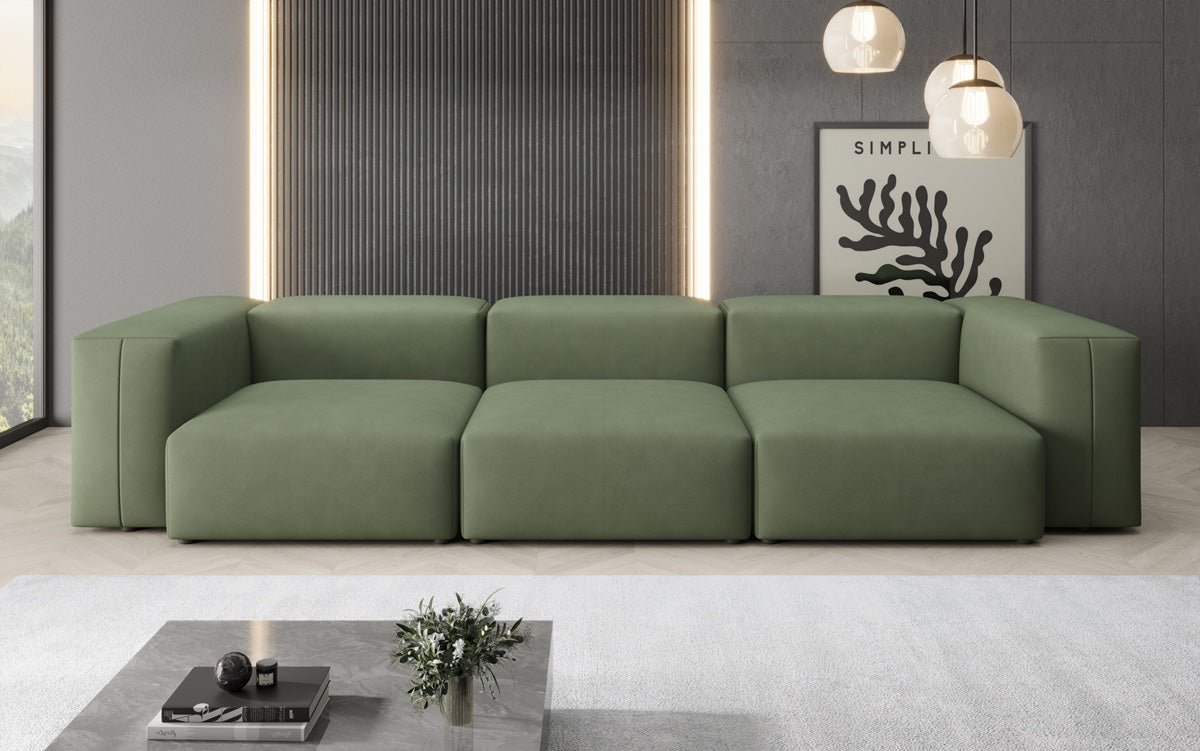 Canapé design 3 places Snug en Tissu