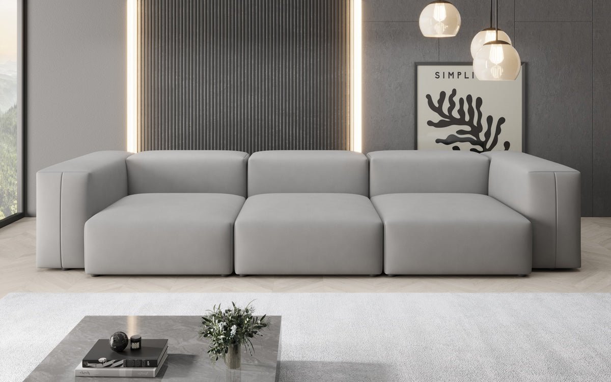 Canapé design 3 places Snug en Tissu