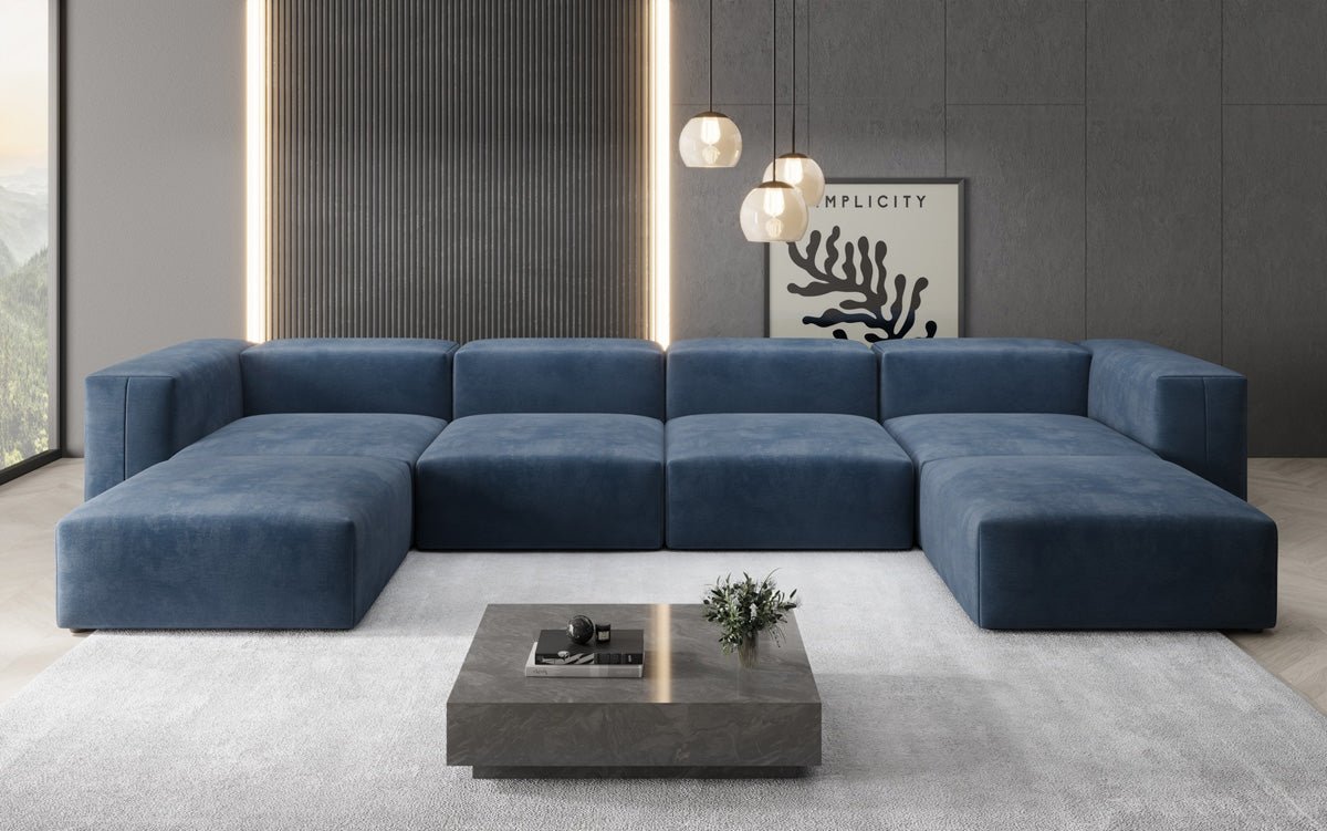 Canapé Designer U Snug en Velours