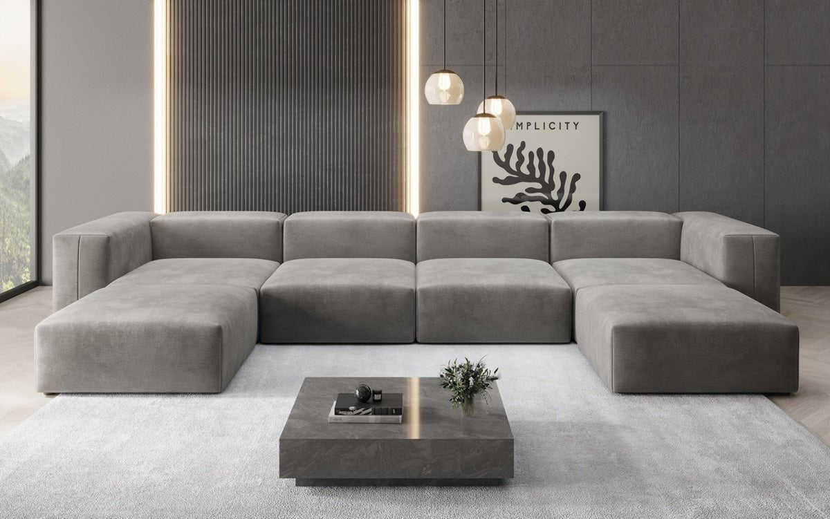 Canapé Designer U Snug en Velours
