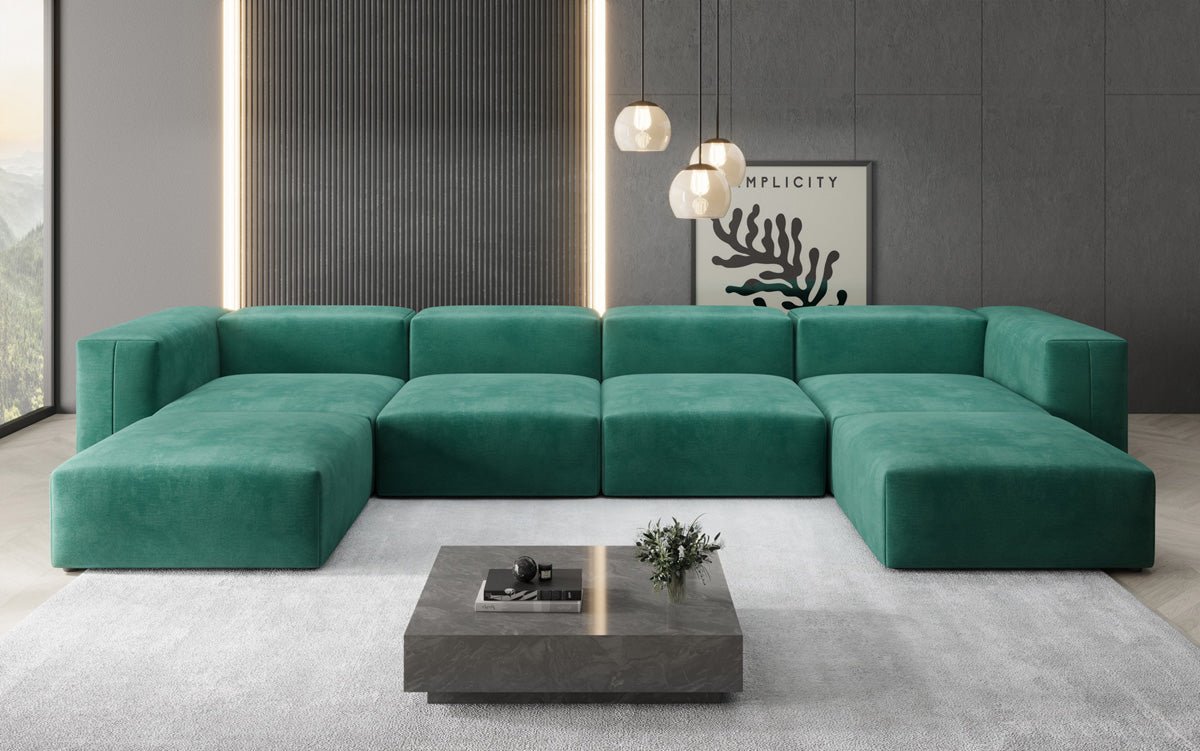 Canapé Designer U Snug en Velours