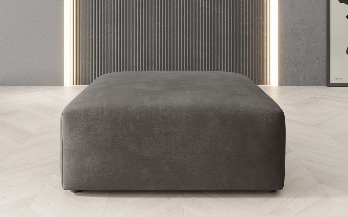 Tabouret d'appoint 80 cm Snug en Velours