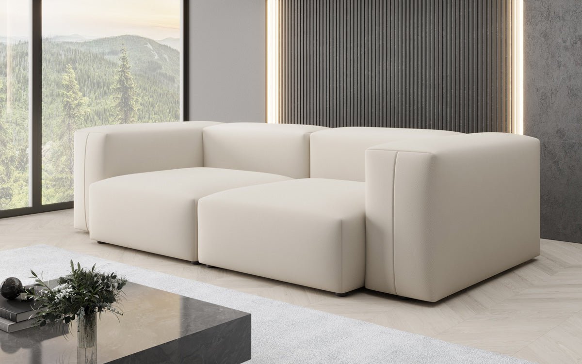 Canapé design 2 places Snug en Tissu