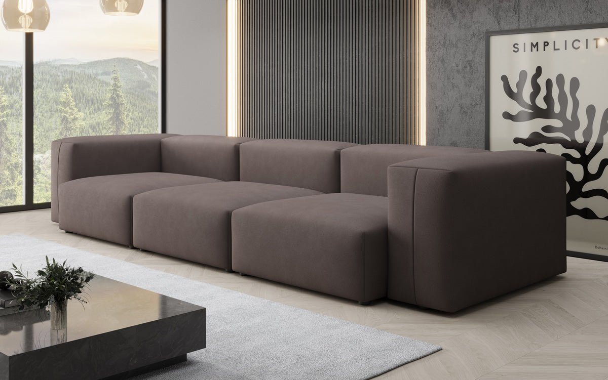 Canapé design 3 places Snug en Tissu