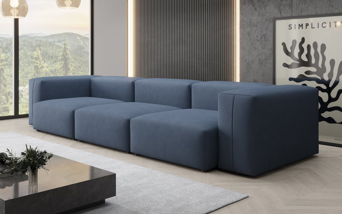 Canapé design 3 places Snug en Tissu