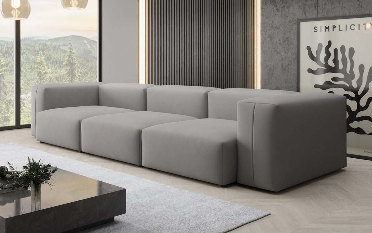 Canapé design 3 places Snug en Tissu