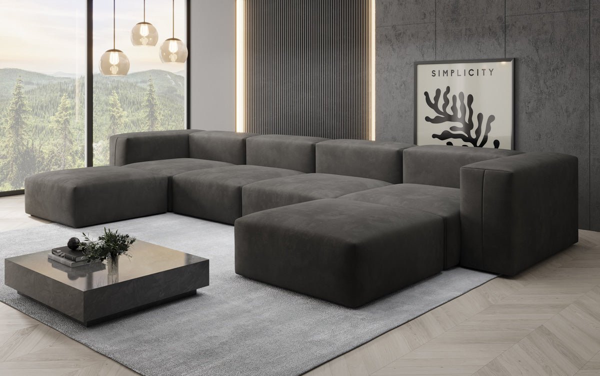 Canapé Designer U Snug en Velours