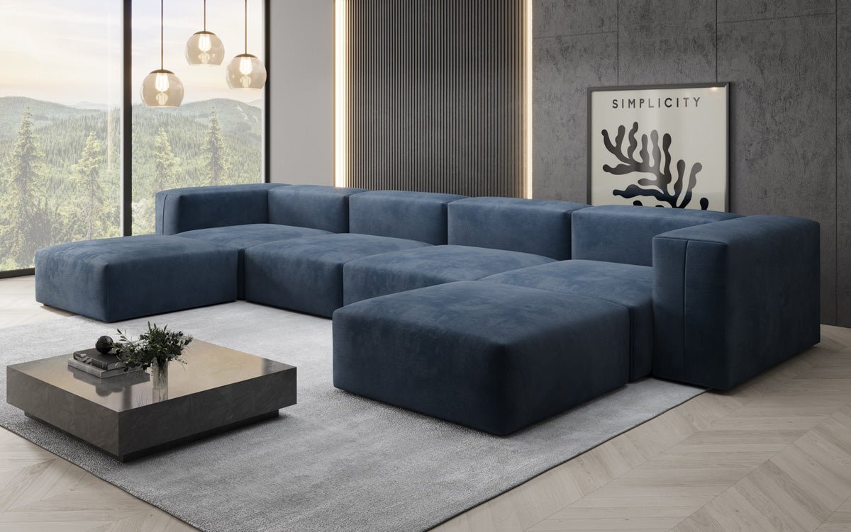 Canapé Designer U Snug en Velours