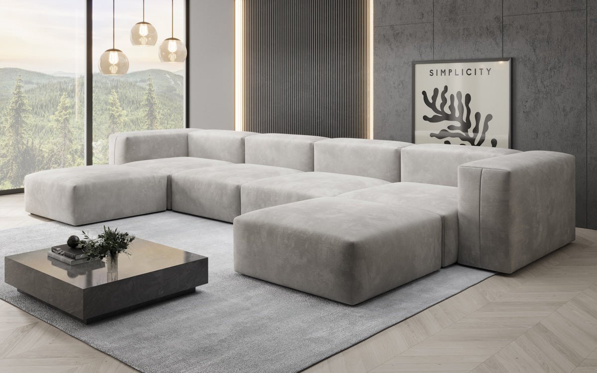 Canapé Designer U Snug en Velours