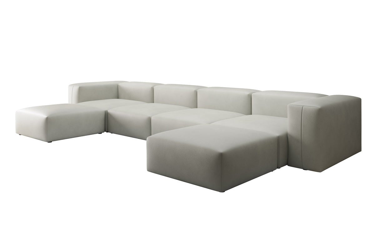Canapé Designer U Snug en cuir véritable