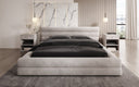 Designer Polsterbett Velana Samt mit Stauraum