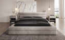 Designer Polsterbett Velana Samt mit Stauraum