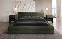 Designer Polsterbett Velana Samt mit Stauraum