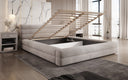 Designer Polsterbett Velana Samt mit Stauraum