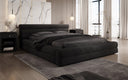 Designer Polsterbett Velana Samt mit Stauraum