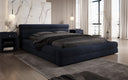 Designer Polsterbett Velana Samt mit Stauraum