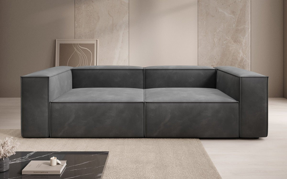 Canapé design Lesley 3 places en Velours